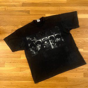Vintage NWA World’s Most Dangerous Group Pro5 Black 2-Sided T-Shirt - Men's 3XL